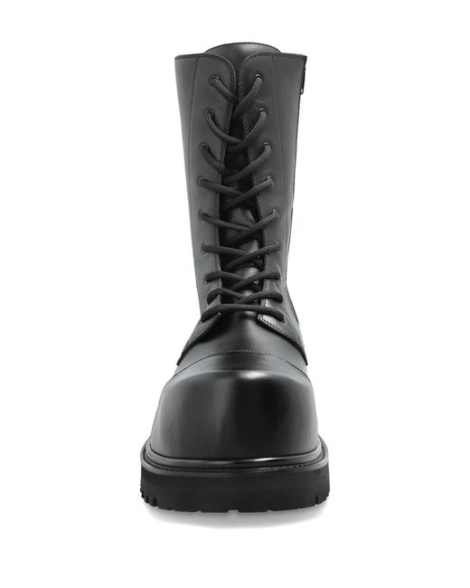 Vetements Black Stomp Combat Boot