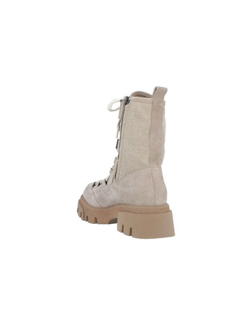 Brunello Cucinelli Gray Suede Boots