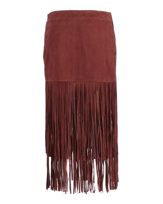 Ermanno Scervino Purple Midi Skirts