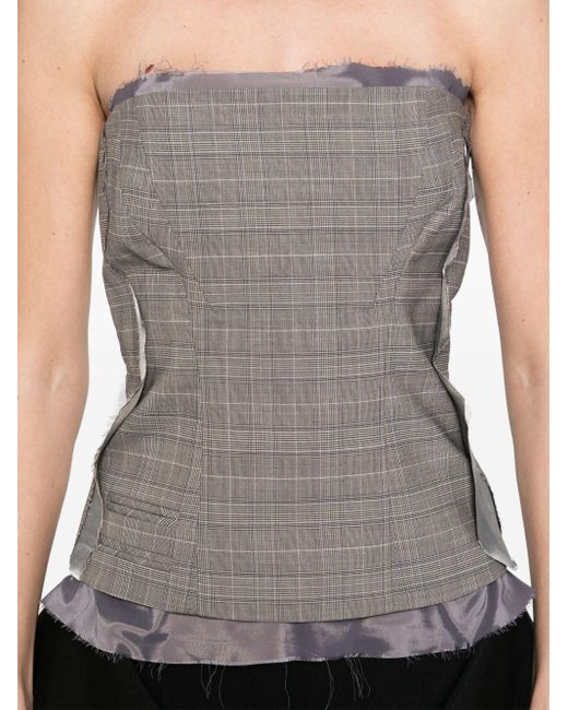 OTTOLINGER Gray Wool Blend Corset