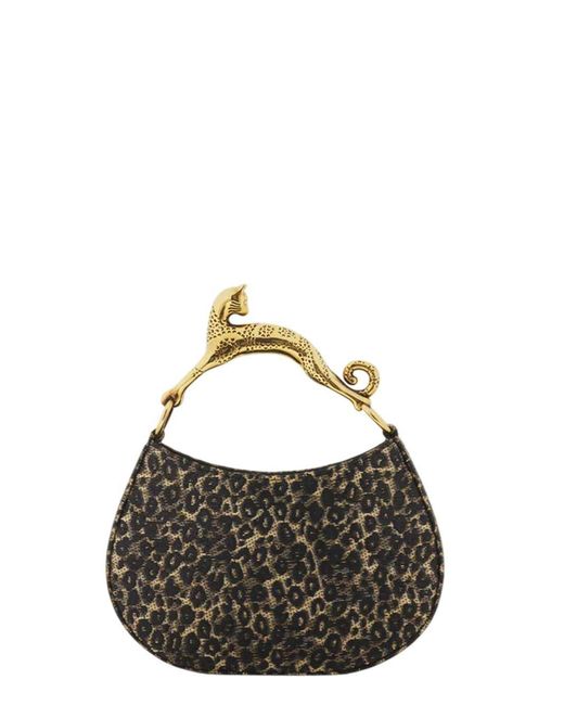 Lanvin Metallic Mini Bag With Print