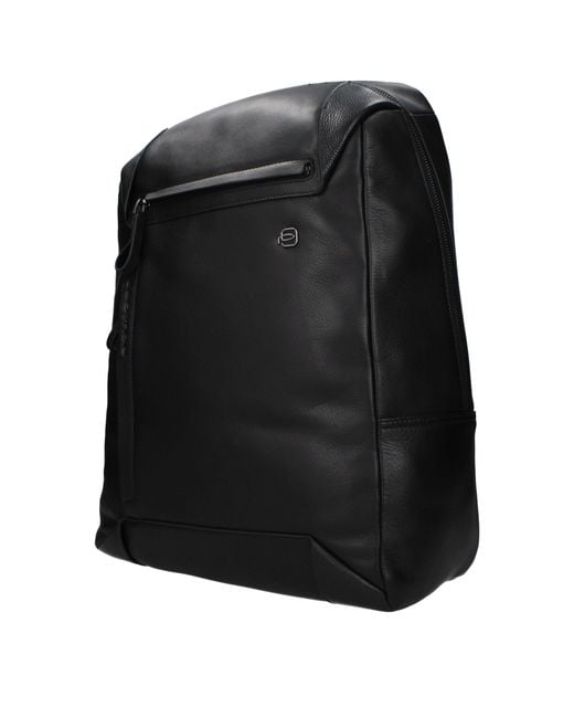 Piquadro Black Backpacks And Waist Bags Leather