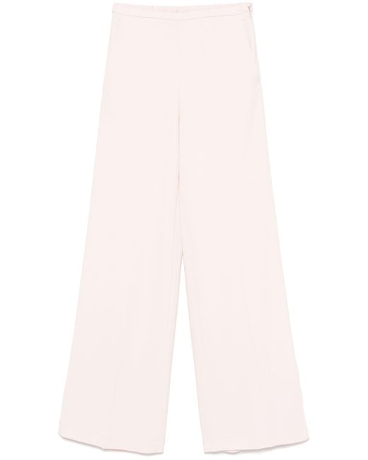 Forte Forte Crêpe Palazzo Broek in het Pink