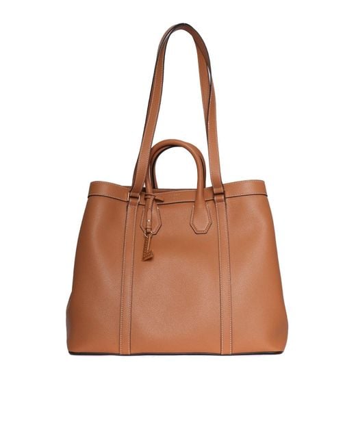 Lancel Brown Cabas Dble Pte