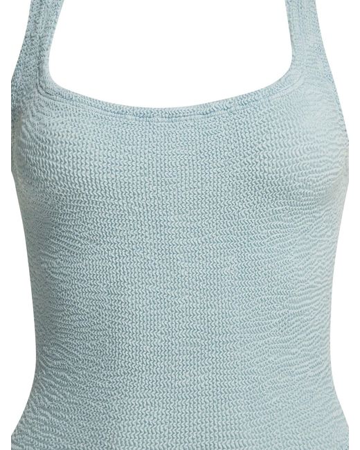 Hunza G Lightblue Polyamide Elastane Swimwear