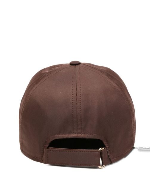 Borsalino Brown Hiker Nylon Cap