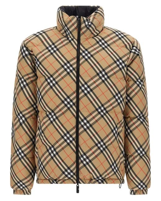 'Snowdon' Down Jacket Burberry de hombre de color Brown