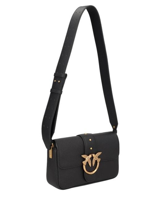 Pinko White Mini "Love" Bag