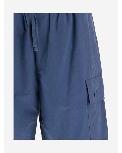 Autry Blue Cotton Blend Shorts