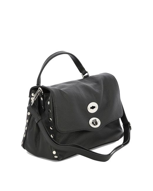 Zanellato Black Postina Daily S Handbag