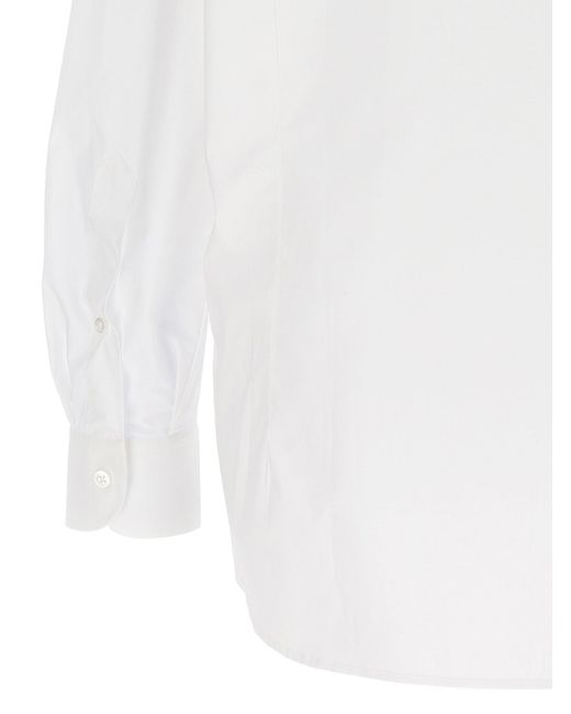 Raf Simons White Cotton Poplin Shirt