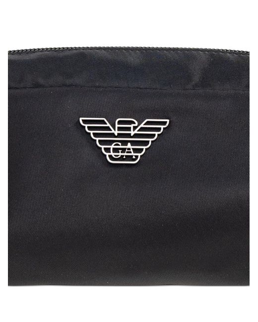 Emporio Armani Exclusive Black Nylon Beauty Case for men