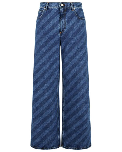 Jeans de algodón azul Marni de color Blue