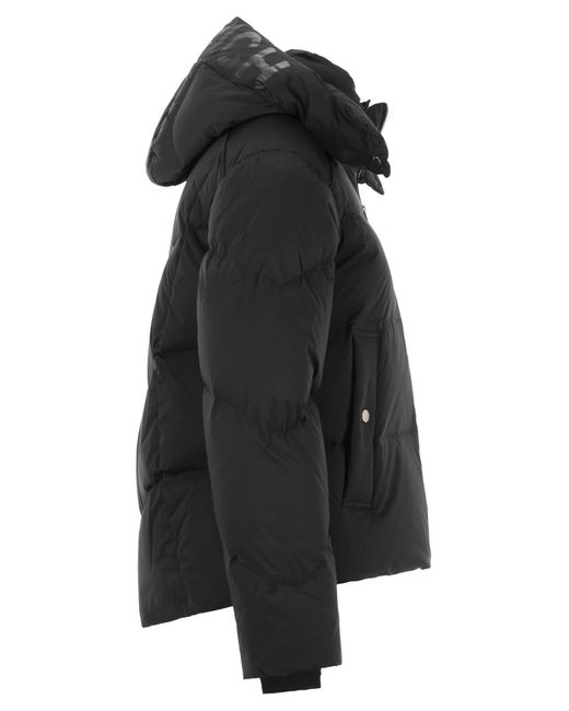Woolrich Black Alsea - Hooded Down Jacket