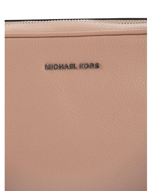 MICHAEL Michael Kors Pink Ginny Leder Crossbody Tasche