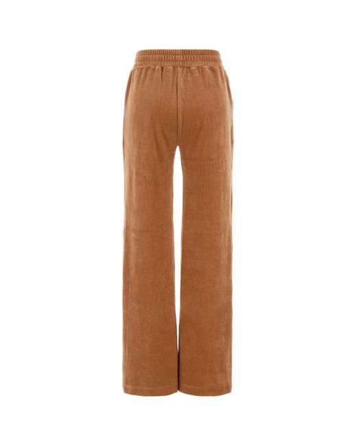 Chloé Brown Drawstring Trousers