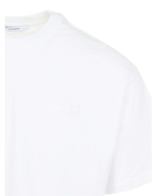 Givenchy White Regular Fit Tshirt Clothing for men