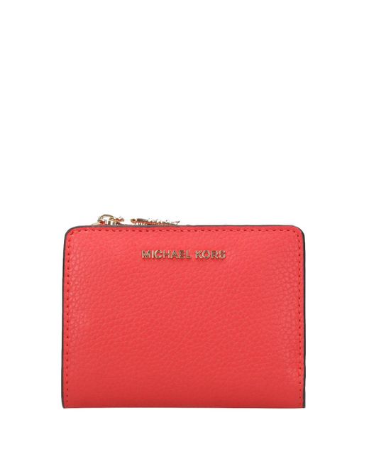 MICHAEL Michael Kors Red Brieftaschen Korallenrot