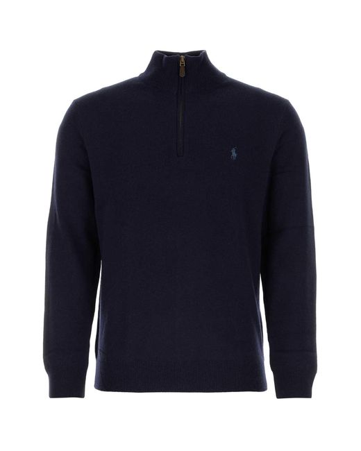 Polo Ralph Lauren Blue Midnight Wool Sweater for men