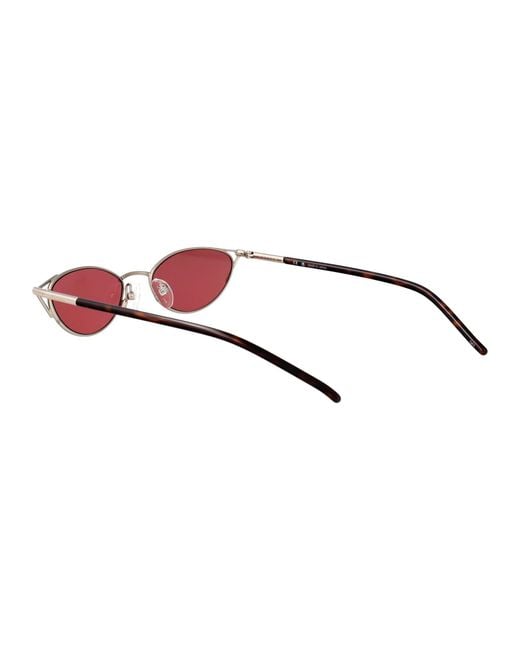McQueen Red Havana- Metal Sunglasses