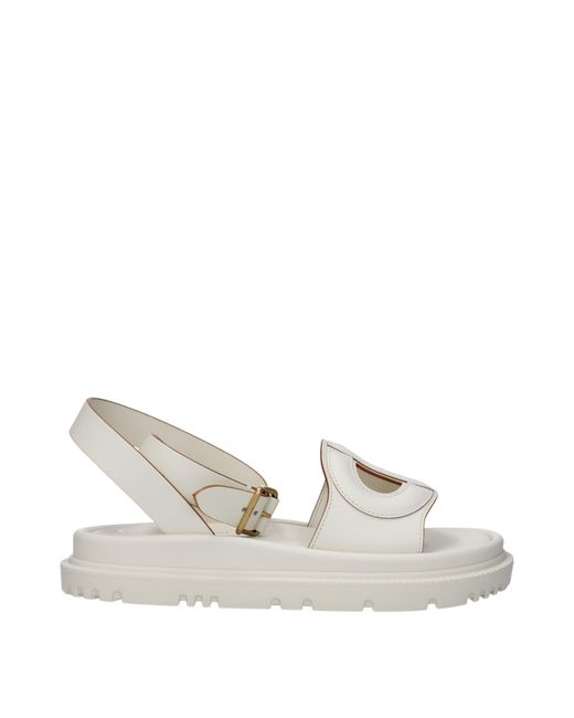 Dior Multicolor Sandali D Club Donna Pelle/Bianco Ottico