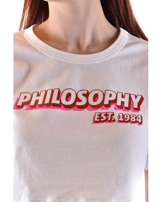 Philosophy Di Lorenzo Serafini Pink Classic Comfort T-Shirt For