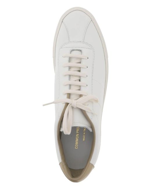 Common Projects White Gemeinsame Projekte 70 's Tennis -Sneaker