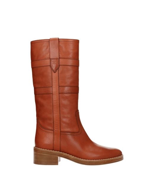 Céline Brown High Boots