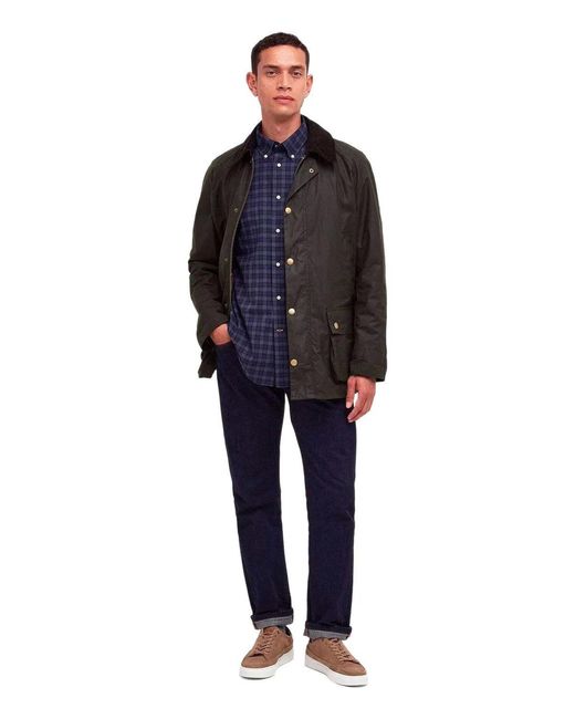 Barbour Black Ashby Wax Jacket