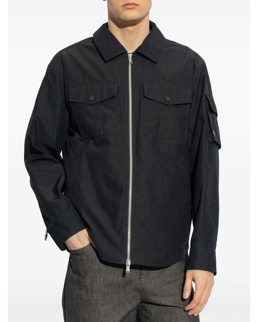 Moose Knuckles Gray Charlesbourg Shirt Jacket