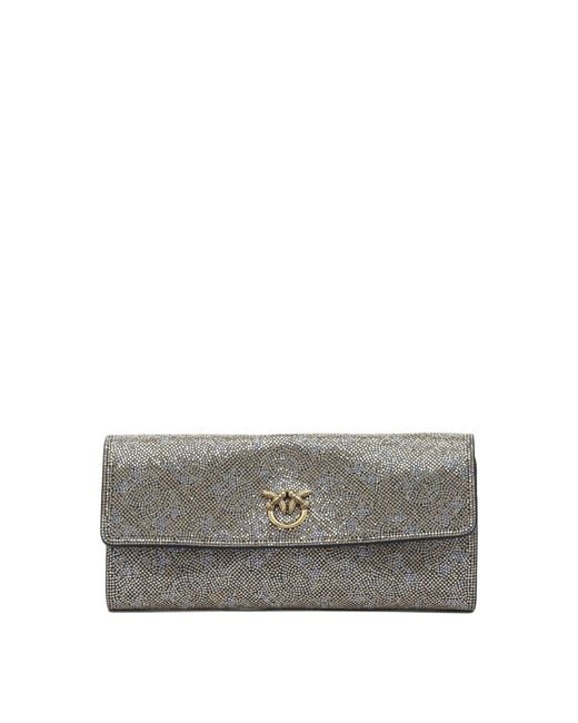 Pinko Gray Clutches
