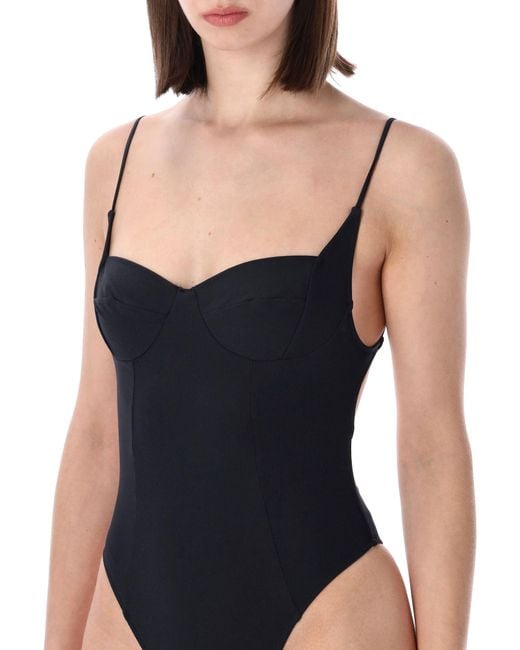 BELAMER Blue Nina One-Piece Swimwear With High-Cut Leg