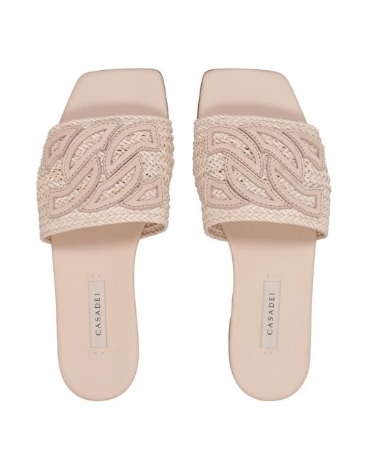 Casadei Natural Sandals