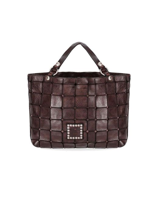 Campomaggi Brown Acacia Handbag