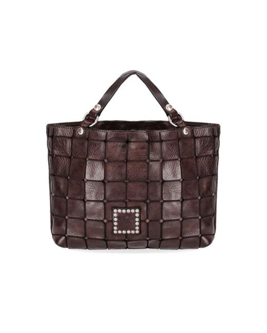 Campomaggi Brown Acacia Handbag