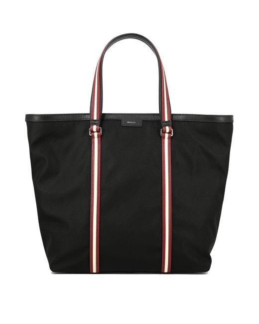 Bally Black "Code" Tote Bag for men