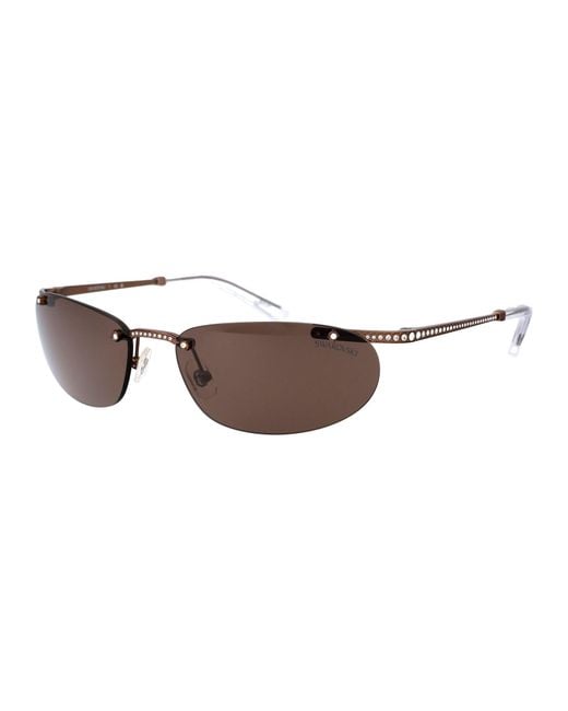 Swarovski Brown Sunglasses