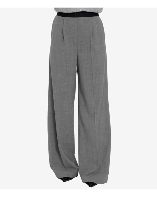 MSGM Gray Trousers