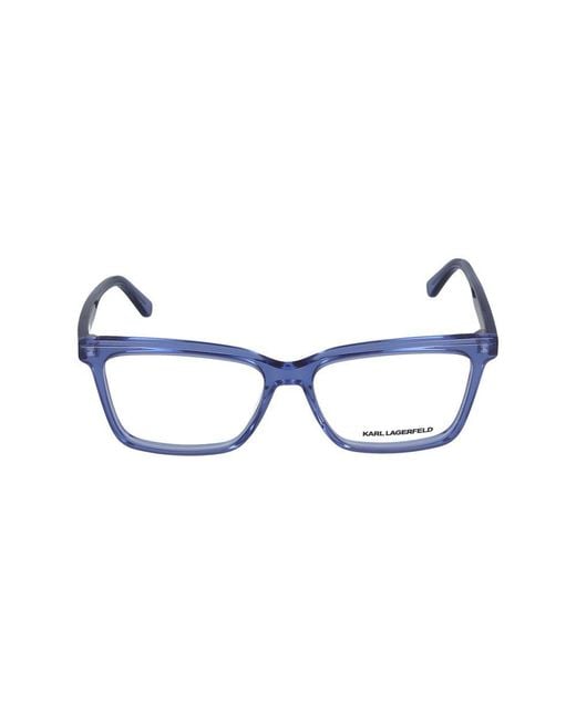 Karl Lagerfeld Zonnebrillen Kl6080 450 Azure /15 /140 in het Black voor heren