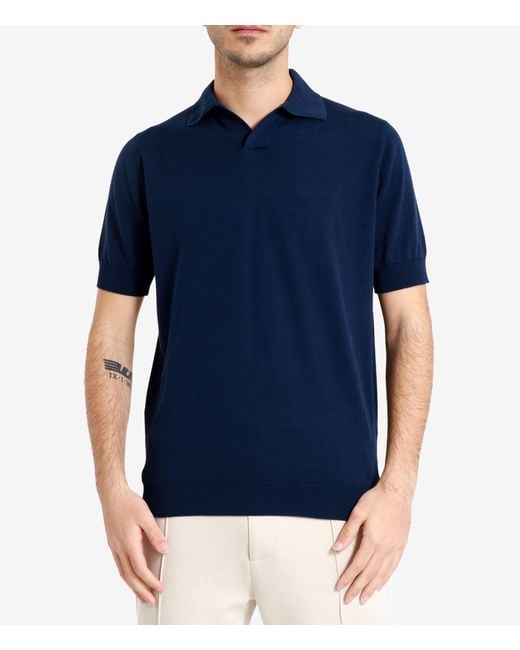 Filippo De Laurentis Blue T Shirts And Polos