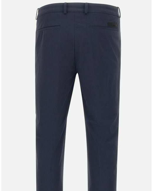 Rrd Blue Slim Fit Chino Trousers for men