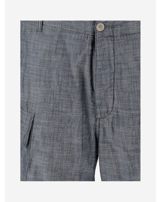 C P Company CP -Firma Chambray Cargo Shorts in Gray für Herren