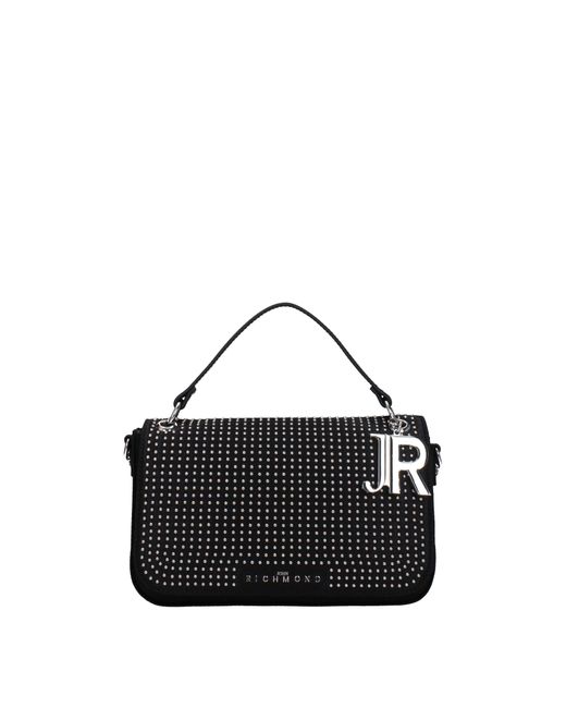 John Richmond Black Hand Bags Fabric for men