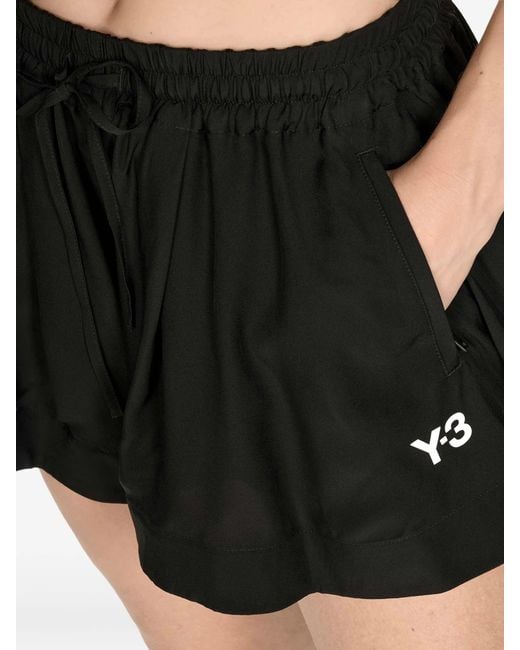 Y-3 Black Tennis Shorts