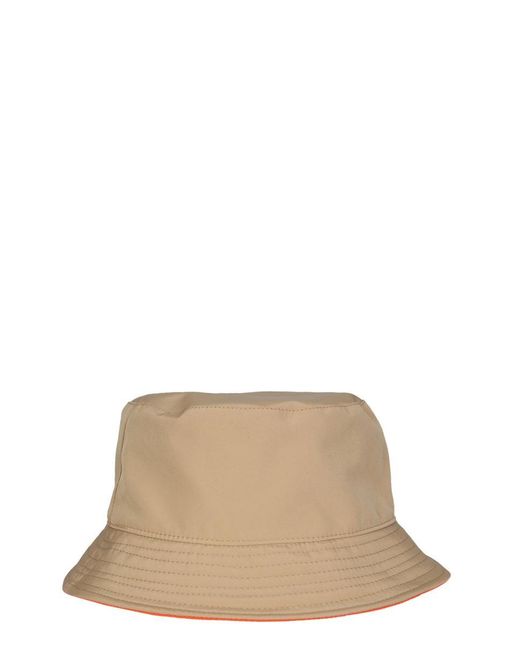 MSGM Natural Two-Tone Bucket Hat for men