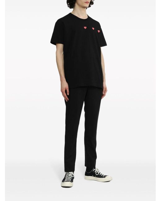 Comme des Garçons Black Comme Des Garcons Logo Cotton T Shirt