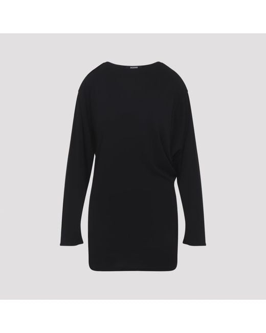 Jacquemus Mistral Mini Dress in het Black