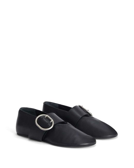 Jil Sander Blue Leather Ballet Flats for men