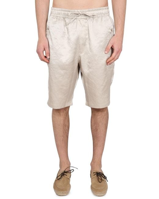 Needles Natural Cowboy Bermuda Short for men