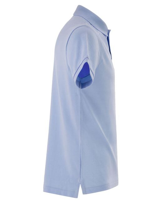Polo Ralph Lauren Blue Slim Fit Mesh Polo Shirt